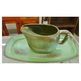 FRANKOMA GRAVY BOAT AND PLATTER