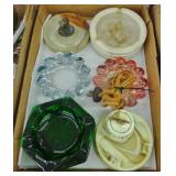 LOT VINTAGE ASHTRAYS