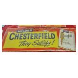 CHESTERFIELD ADVERTISING SIGN