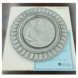 KENNEDY PEWTER PLATE