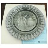 WASHINGTON PEWTER PLATE