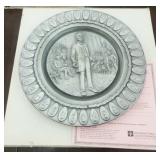 LINCOLN PEWTER PLATE