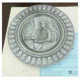 JEFFERSON PEWTER PLATE