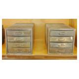 TWO METAL STORAGE BOXES