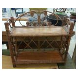 WICKER WALL SHELF