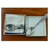 STERLING BIRTH SPOONS