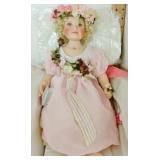PARADISE GALLERIES SPRINGTIME ANGEL PORCELAIN DOLL