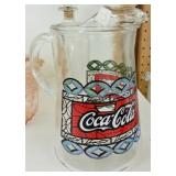 GLASS COCA COLA PITCHER
