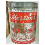 NORTONS POTATO CHIP TIN