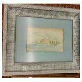 ORIGINAL WATERCOLOR IN FRAME