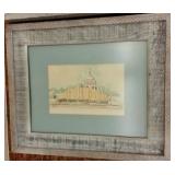 ORIGINAL WATERCOLOR IN FRAME #2