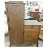 WARDROBE WITH ATTACHED CHEST