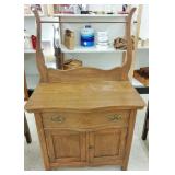 WOODEN WASHSTAND
