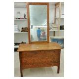 DRESSER WITH MIRROR (UNATTACHED)