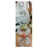 GLASS KEROSENE LAMP
