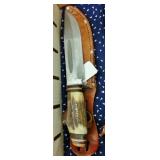 SOLINGEN BUCK HORN KNIFE W/ SHEATH