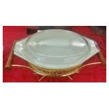 COVERED DISH ON STAND