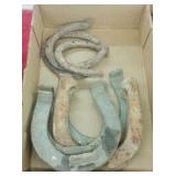 LOT VINTAGE HORSESHOES