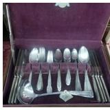 LOT 50PCS MIXED SILVERPLATE FLATWARE