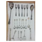LOT MIXED SILVERPLATE, COLLECTORS SPOONS