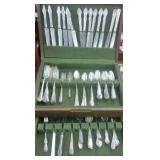 LOT 94PCS MIXED SILVERPLATE FLATWARE