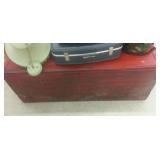 RED WOODEN HOPE CHEST
