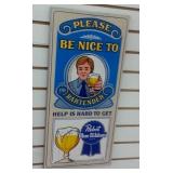 PABST BEER PLAQUE