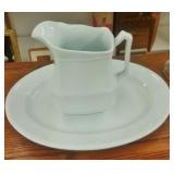 WATER PITCHER AND PLATTER