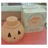 "THE PUNK" CLAY PUMPKIN WITH BOX