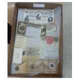 LOT VINTAGE CURRENCY, COLLECTIBLES