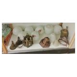 SHELF LAMP GLOBES, MORE