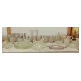 SHELF AGED GLASSWARE