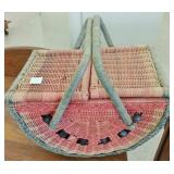 SMALLER WATERMELON PICNIC BASKET