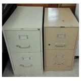 TWO DRAWER FILING CABINETS