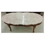 MARBLE TOP COFFEE TABLE