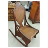 VINTAGE WOODEN ROCKER