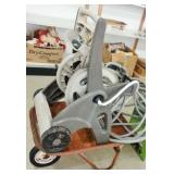 WHEELBARROW, HOSE REEL