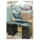WOODEN VANITY WITH MIRROR
