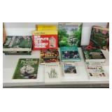 SHELF GARDEN AND LANDSCAPING BOOKS
