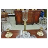 BRASS STAND CANDLE HOLDERS
