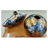 PAIR DECORATIVE VASES