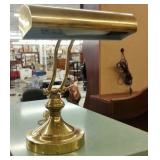 VINTAGE BRASS DESK LAMP