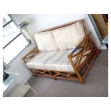 RATTAN LOVESEAT