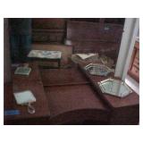 5 PC BEDROOM SET - BED/NIGHTSTAND/VANITY/BENCH/CHEST