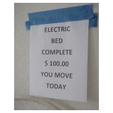 KING DUAL CONTROL ELECTRIC BED W MASSAGE