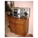 CREDENZA WITH STEREO SYSTEM