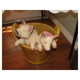 Pigs in a basket $20