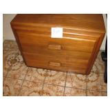Two drawer file cabinet $25