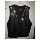 Harley leather vest $40