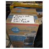 New Insinkerator garbage disposal $60